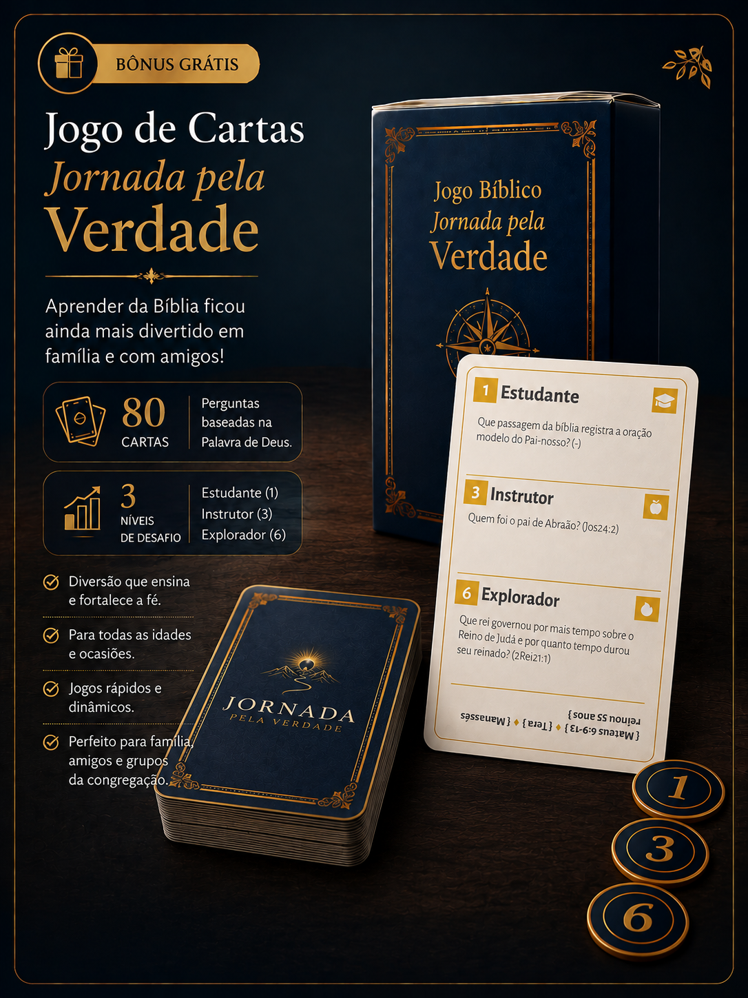 Apresentação do Jogo de Cartas Jornada pela Verdade