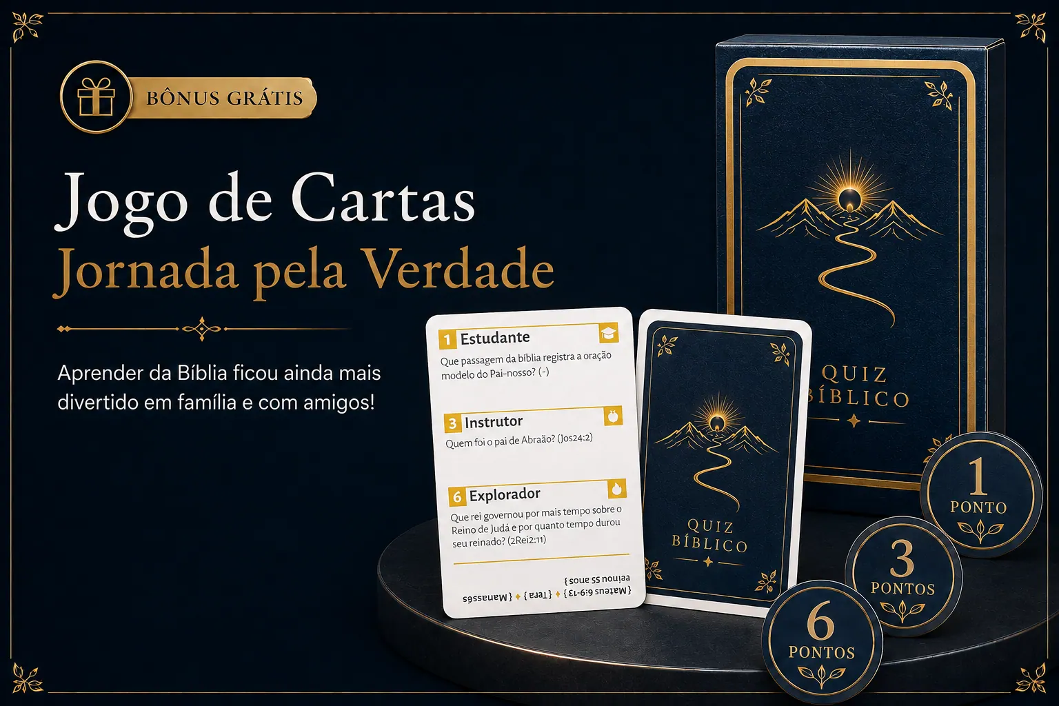 Apresentação do Jogo de Cartas Jornada pela Verdade